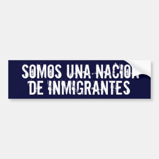 'We Are a Nation of Immigrants' Bumper Sticker