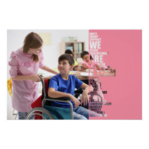 We Are A Team motivational poster