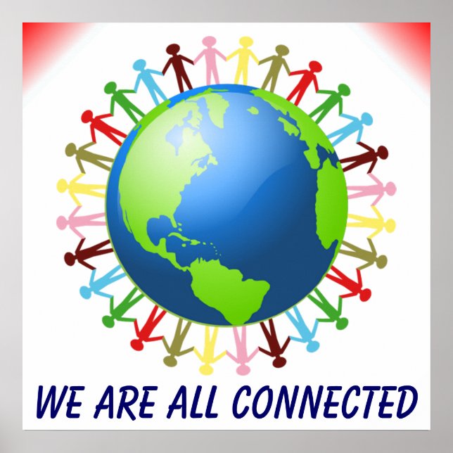 We Are All Connected poster (Front)
