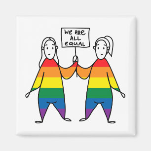 We Are All Equal Magnet