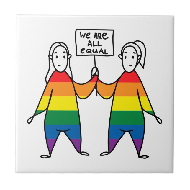 We Are All Equal Tile (Front)