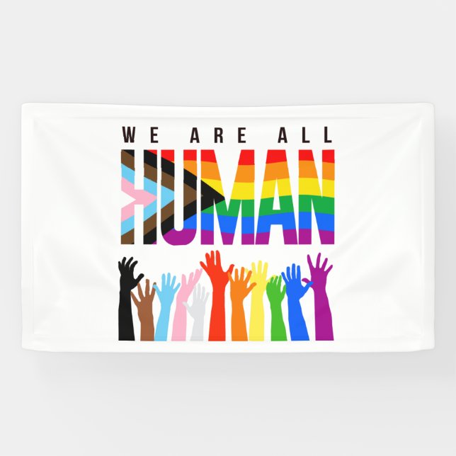 We are all human banner (Horizontal)