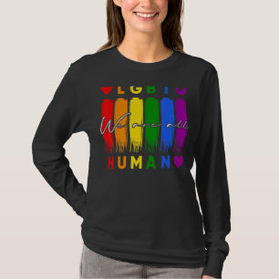 We Are All Human Lgbt Gay Rights Pride Ally Lgbtq T-Shirt