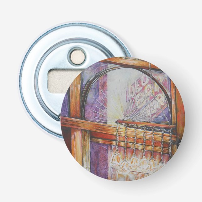 We Are All Moths Flying Around the Same Light. Bottle Opener (Front)