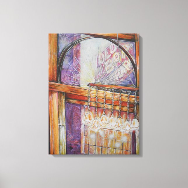 We Are All Moths Flying Around the Same Light. Canvas Print (Front)