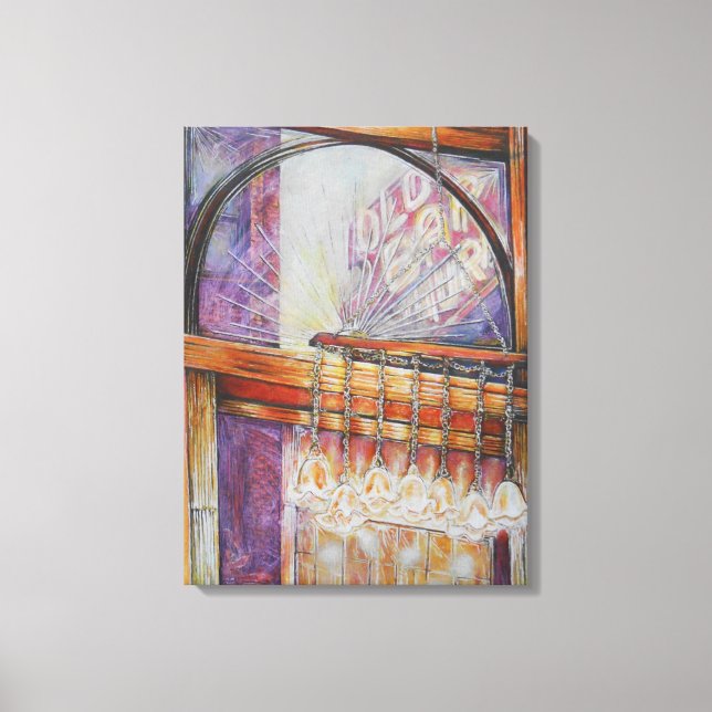 We Are All Moths Flying Around the Same Light. Canvas Print (Front)