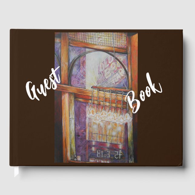 We are all Moths Flying around the Same Light Guest Book (Front)