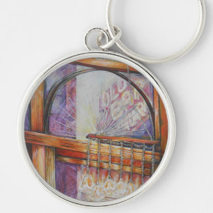 We Are All Moths Flying Around the Same Light. Keychain