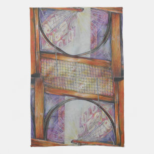 We Are All Moths Flying Around the Same Light. Kitchen Towel