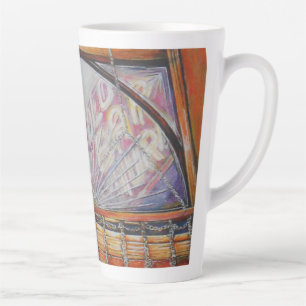 We Are All Moths Flying Around the Same Light. Latte Mug