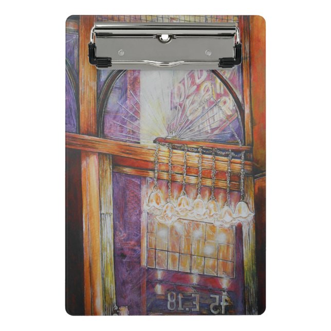 We Are All Moths Flying Around the Same Light. Mini Clipboard (Front)