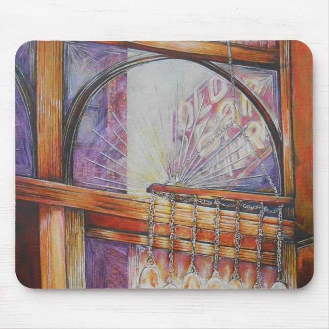 We Are All Moths Flying Around the Same Light. Mouse Pad (Front)