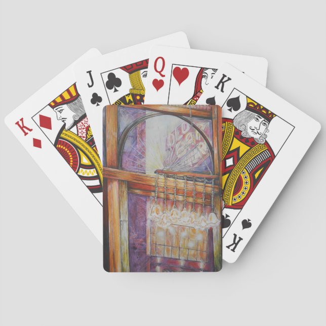 We Are All Moths Flying Around the Same Light. Playing Cards (Back)