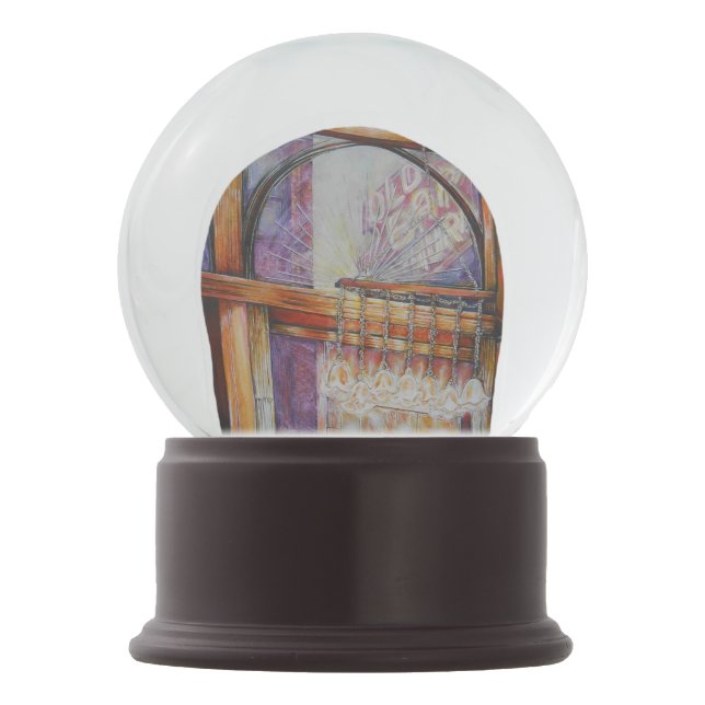 We Are All Moths Flying Around the Same Light. Snow Globe (Front)