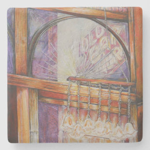 We Are All Moths Flying Around the Same Light. Stone Coaster
