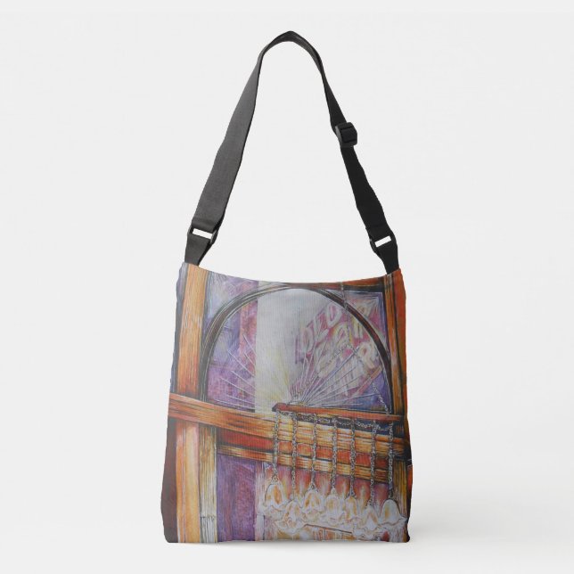 We are all MothsFlying around the Same Light. Crossbody Bag (Front)
