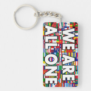 We Are All One 020 Keychain