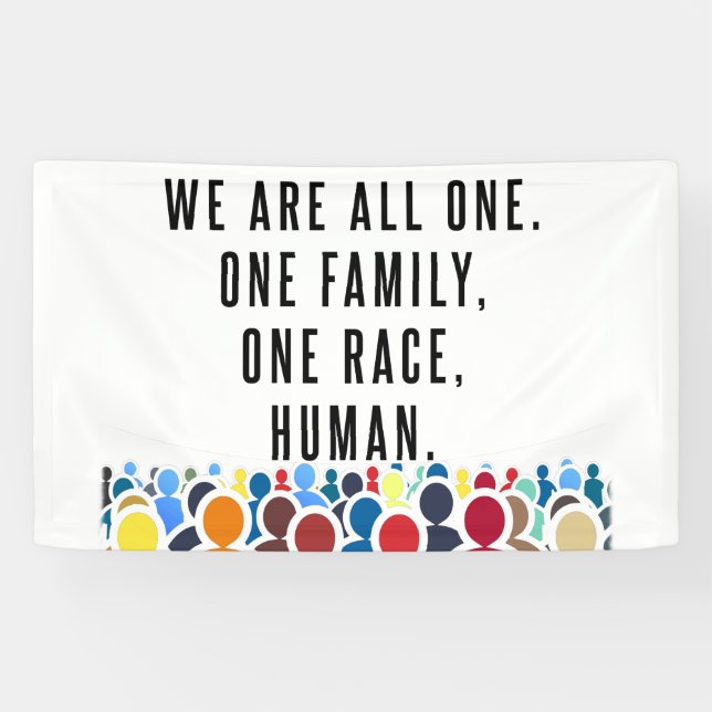 We Are All One. Banner (Horizontal)