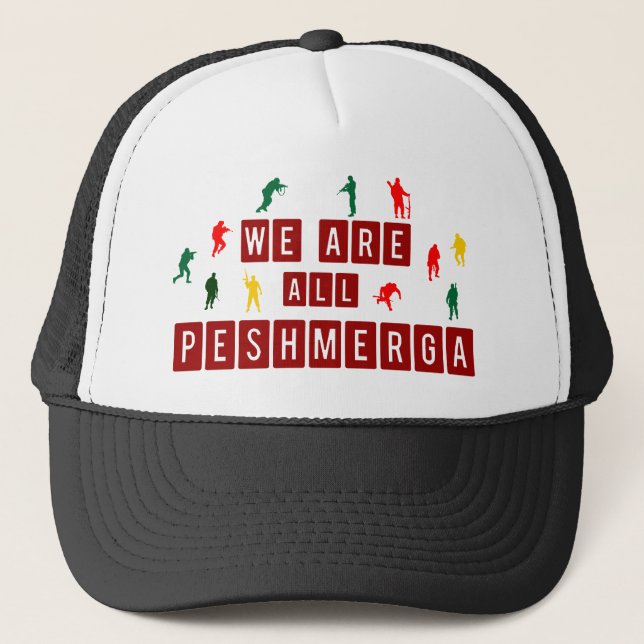 We are all Peshmerga Trucker Hat (Front)