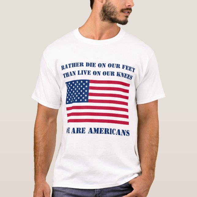 We are Americans (light) T-Shirt (Front)