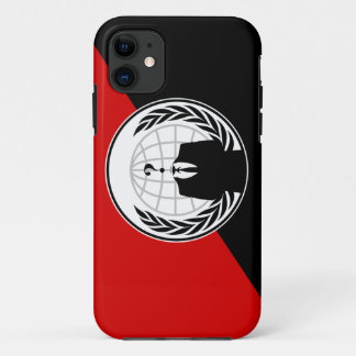 We Are Anonymous Anarchist Flag iPhone 11 Case