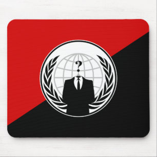 We Are Anonymous Anarchist Flag Mouse Pad