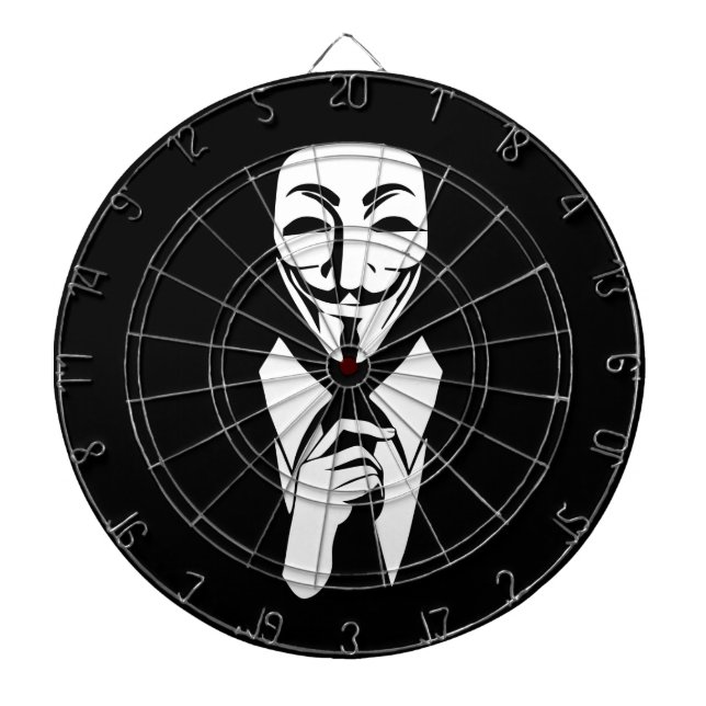 We are anonymous dartboard (Front)