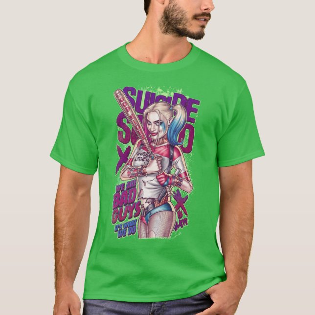 We Are Bad Guys retro T-Shirt (Front)