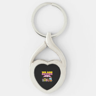 We Are Better Together Uplifting Design  Keychain