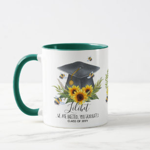 We Are BUZZED! GRADUATION Gift Personalized BEES Mug
