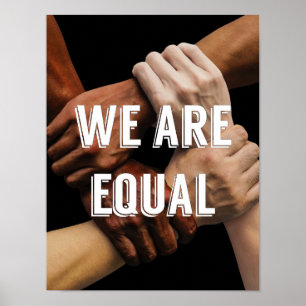 We Are Equal Poster
