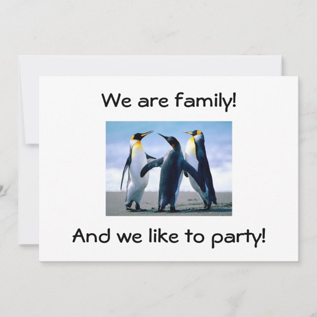 WE ARE FAMILY-FAMILY RENUION INVITE (Front)