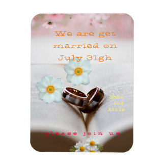 we are get married  magnet