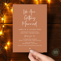 We are getting married, Elopement Dinner Dancing