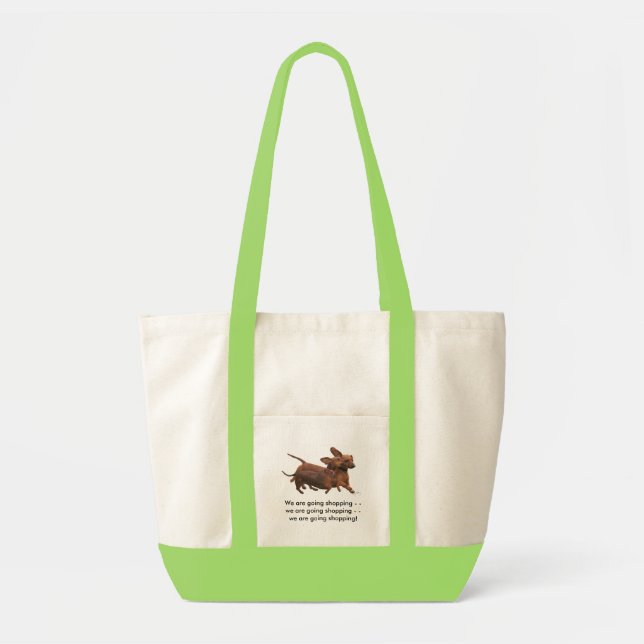 We are going shopping -------- tote bag (Front)