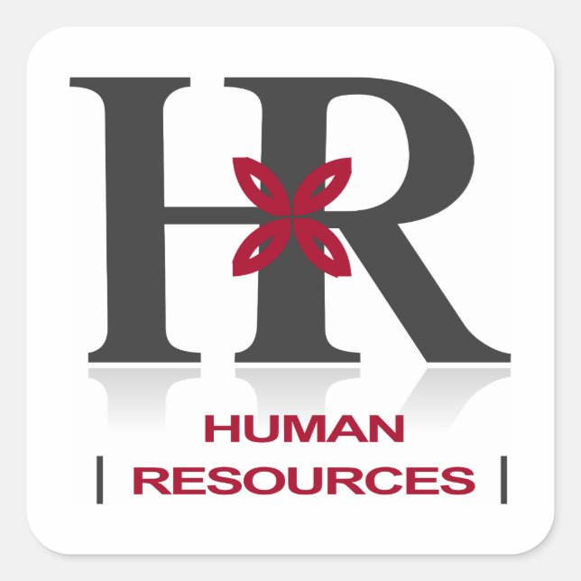 'We Are HR' ID Sticker / Badge (Front)