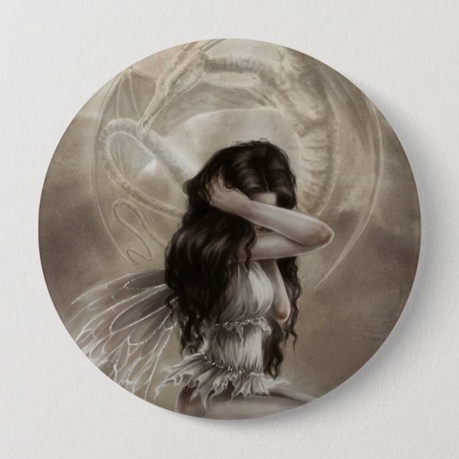 We Are Just Ghosts 4 Inch Round Button (Front)