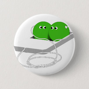 We Are Like Two Peas In A Pod 2 Inch Round Button