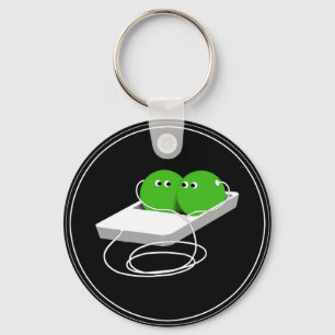 We Are Like Two Peas In A Pod Keychain