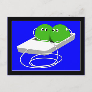 We Are Like Two Peas In A Pod Postcard