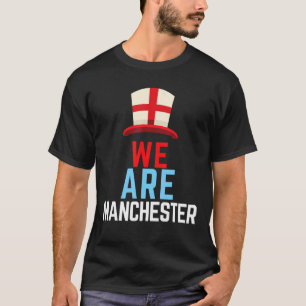 We Are Manchester England Flag Sports T-Shirt