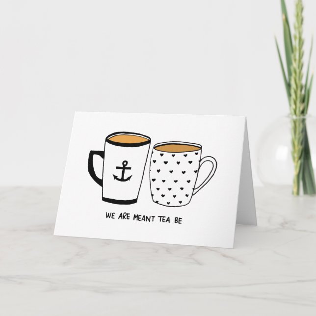 We are Meant Tea Be Holiday Card (Front)