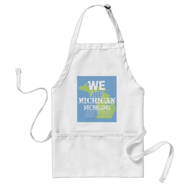 We Are Michigan Michigama Great Waters Standard Apron (Front)