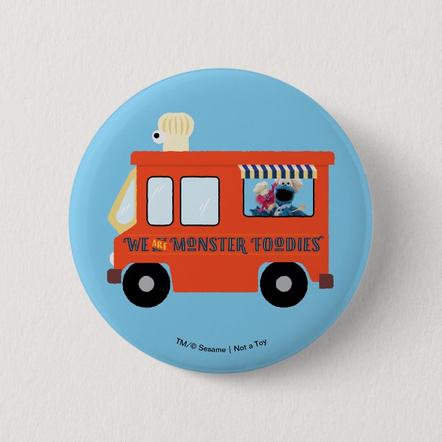 We Are Monster Foodies 2 Inch Round Button (Front)