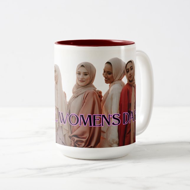 We Are More Than Someone’s Something Two-Tone Coffee Mug (Front Right)