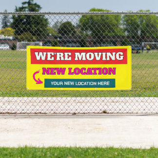 We are Moving Custom Banner