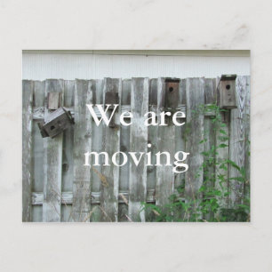 We are moving ~ postcard