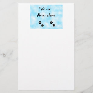 We are never alone-stationery stationery