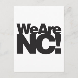 We Are North Carolina Postcard