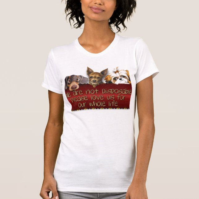 We Are Not Disposable T-Shirt (Front)